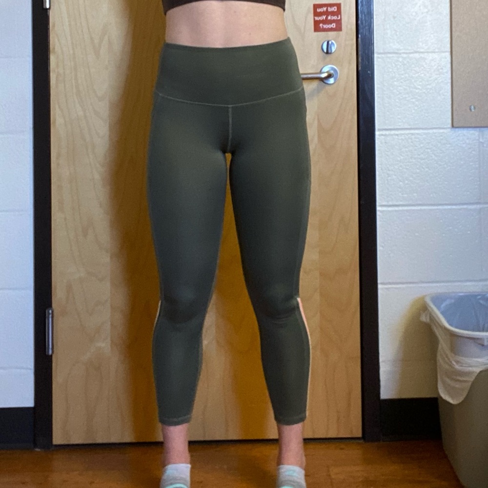 Green Leggings with Pockets